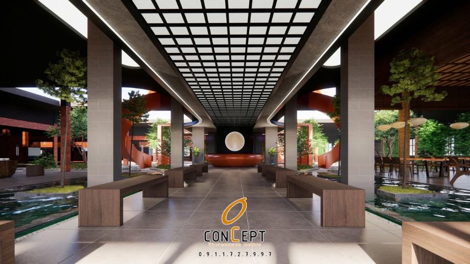 Phương án thiết kế thiền quán 3100m2